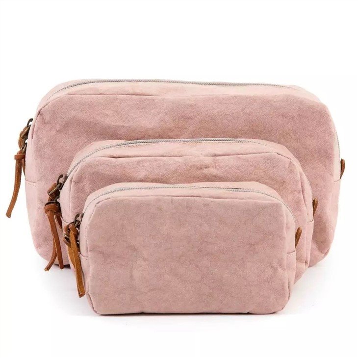 Customize Design Bio-degradable Kraft Paper Cosmetic Storage Bag (20)